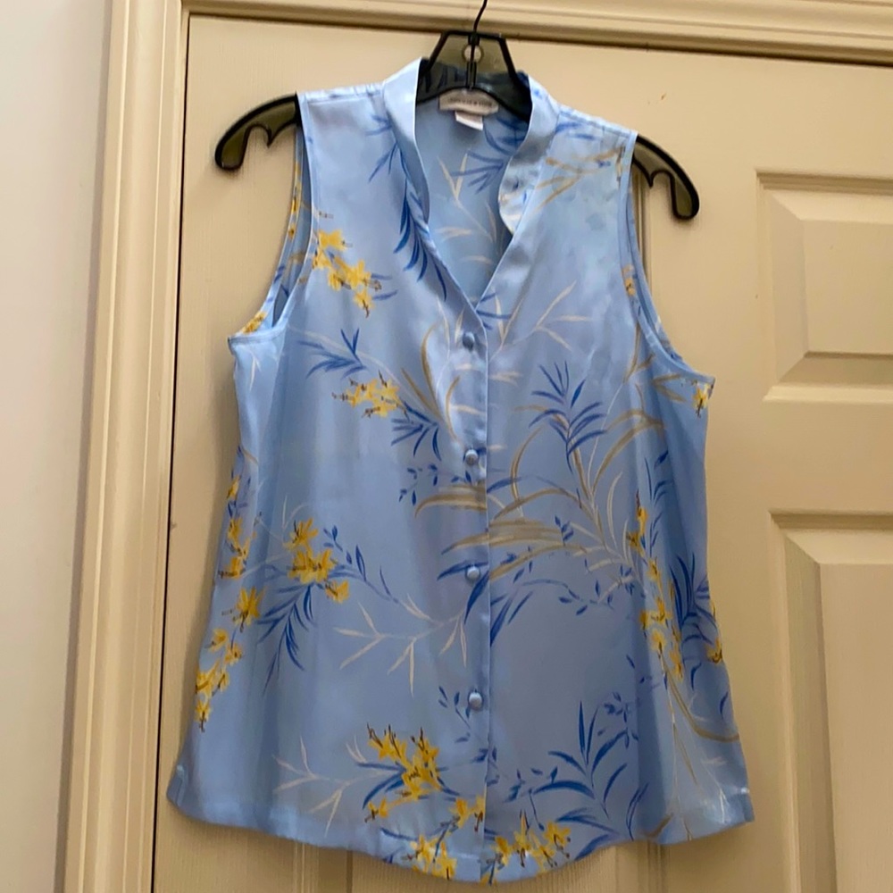 Sleeveless summer top